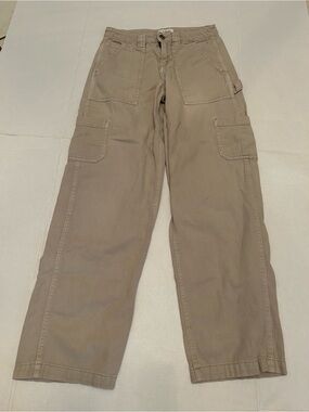 Garage Women’s Cargo Jean Pants in Khaki